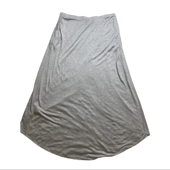 Gap Gray Jersey High Low Skirt - Picture 2 of 7